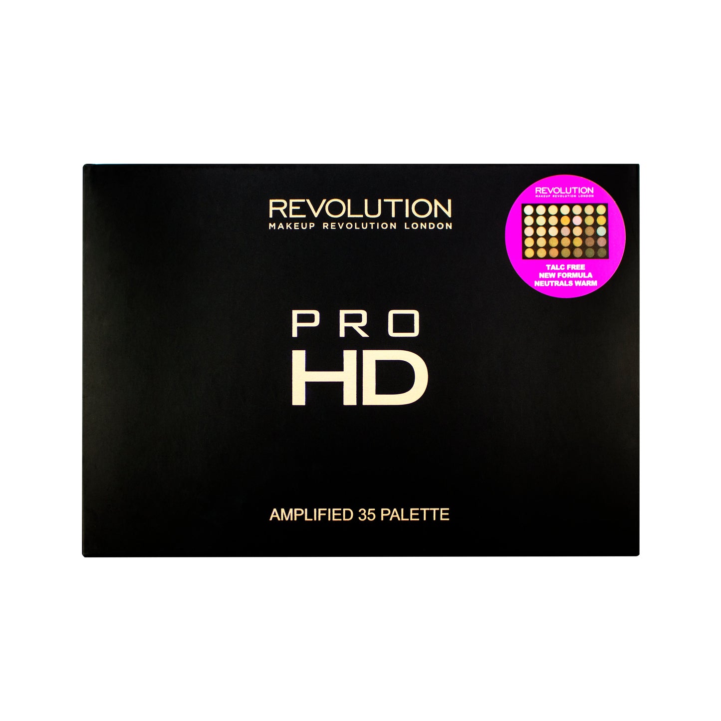 Makeup Revolution Pro HD Palette Amplified 35 Neutrals Warm 4pc Set + 1 Full Size Product Worth 25% Value Free