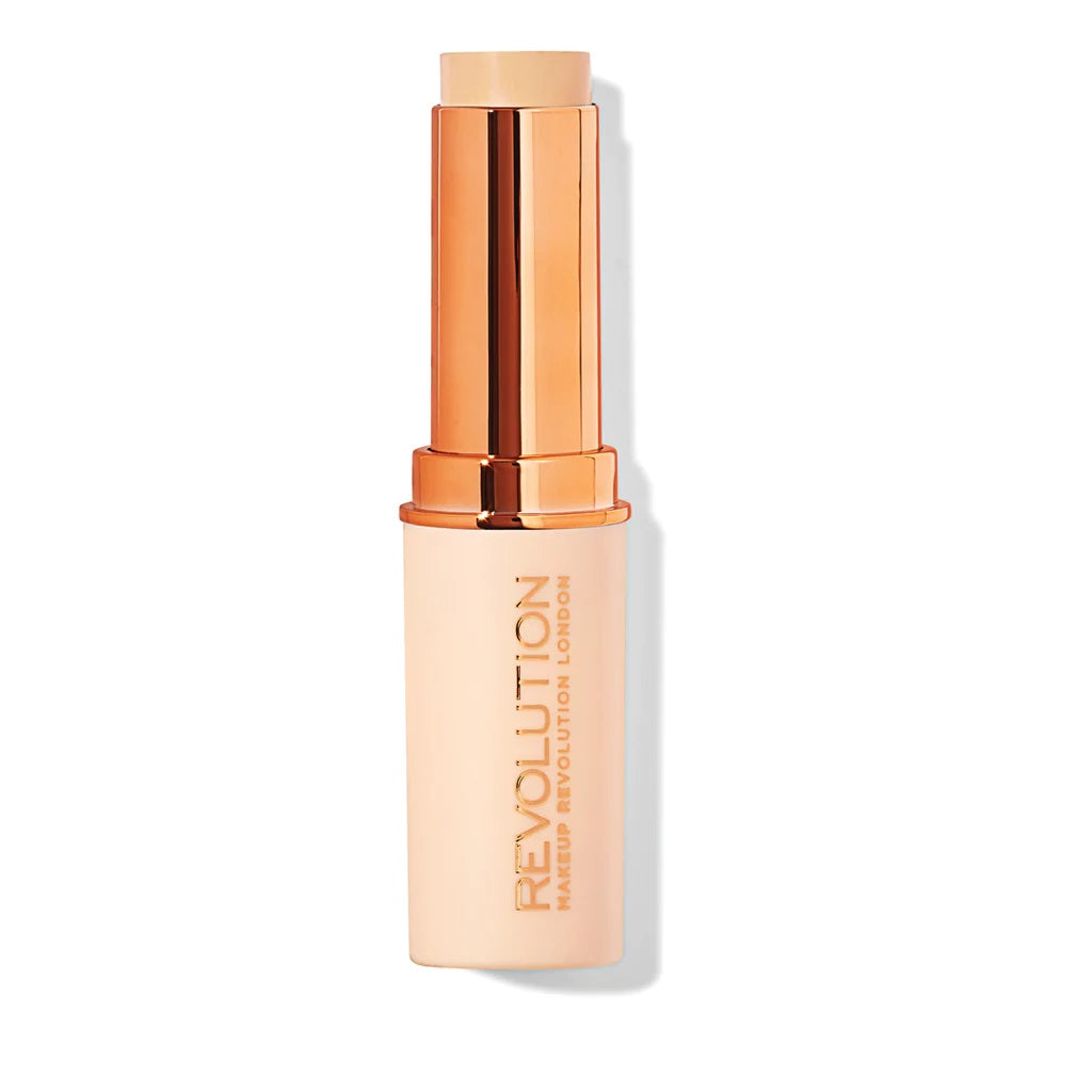Makeup Revolution Fast Base Stick Foundation - F12 4pc Set + 1 Full Size Product Worth 25% Value Free