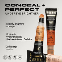 Milani Conceal + Perfect Undereye Brightener-03 Pumpkin 4pc Set + 1 Full Size Product Worth 25% Value Free