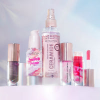 Makeup Revolution Ceramide Boost Fixing Spray 4pc Set + 1 Full Size Product Worth 25% Value Free