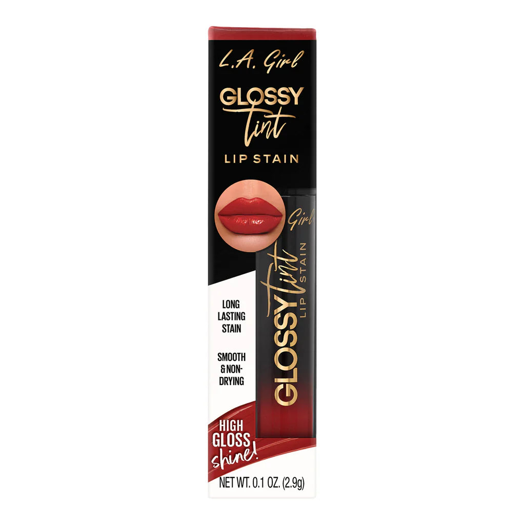 L.A.Girl Glossy Tint Lip Stain-Fabulous  4pc Set + 1 Full Size Product Worth 25% Value Free
