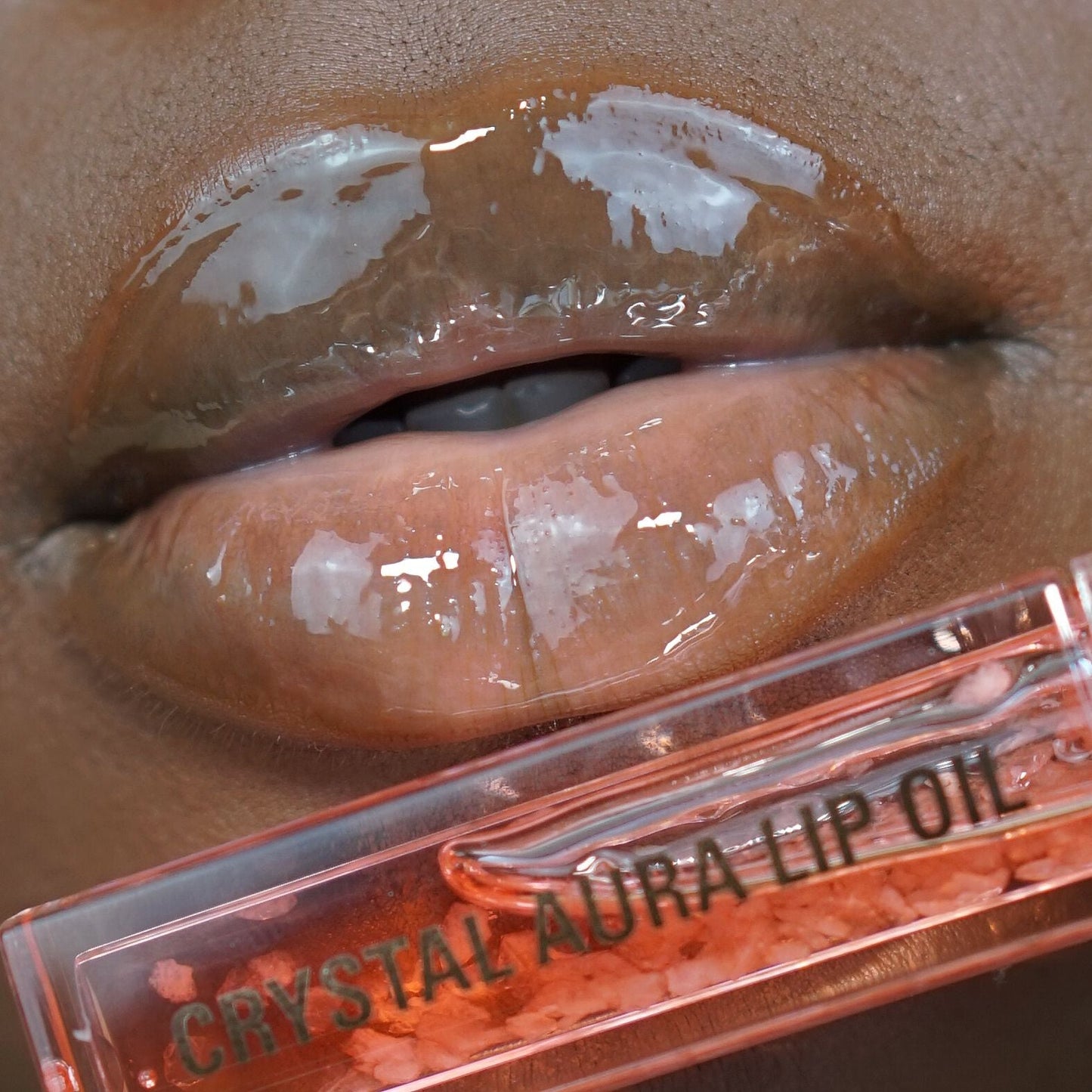 Makeup Revolution Crystal Aura Lip Oil Rose Quartz 4pc Set + 1 Full Size Product Worth 25% Value Free