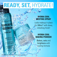 Revolution Hydra Cool Cooling Loose Baking Powder 4pc Set + 1 Full Size Product Worth 25% Value Free