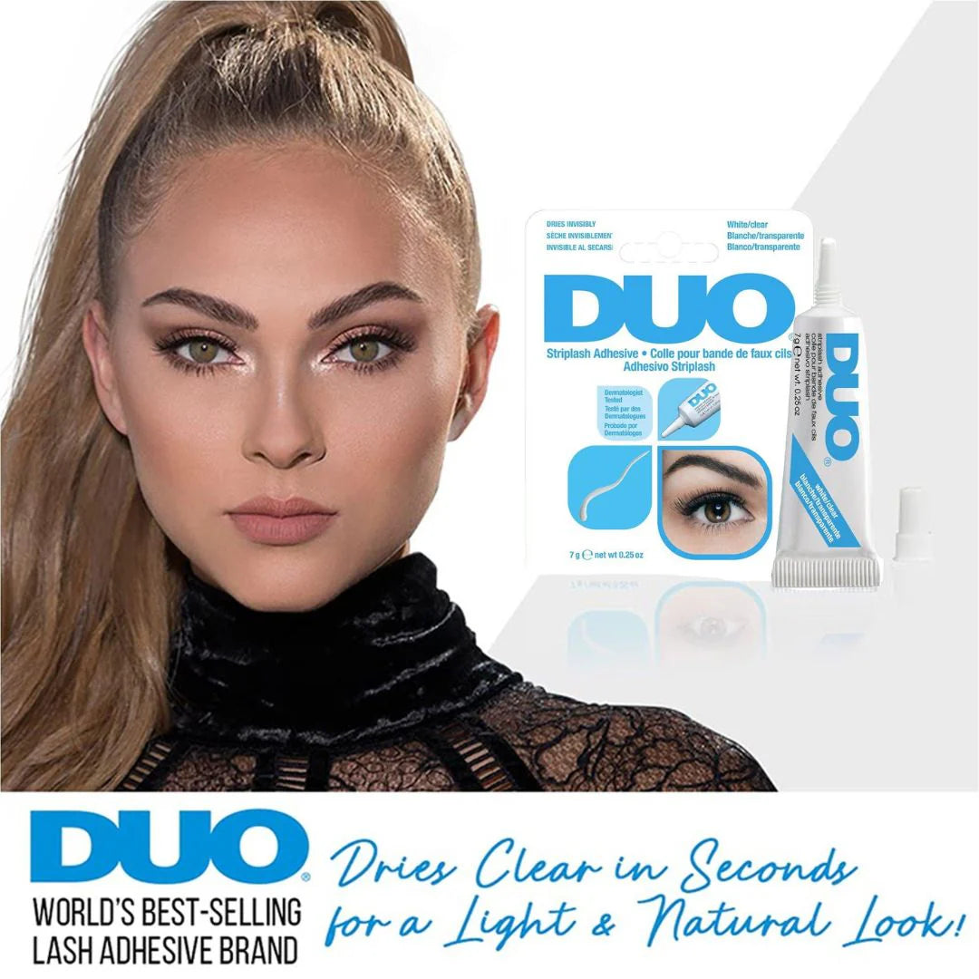 DUO Striplash Adhesive, Clear 4pc Set + 1 Full Size Product Worth 25% Value Free