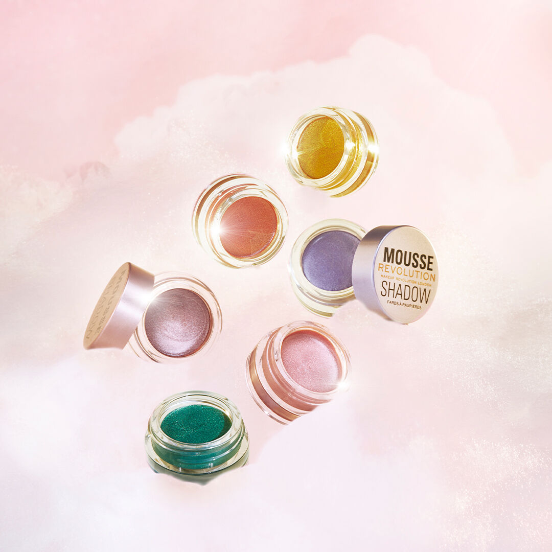 Makeup Revolution Mousse Shadow Gold 4pc Set + 1 Full Size Product Worth 25% Value Free