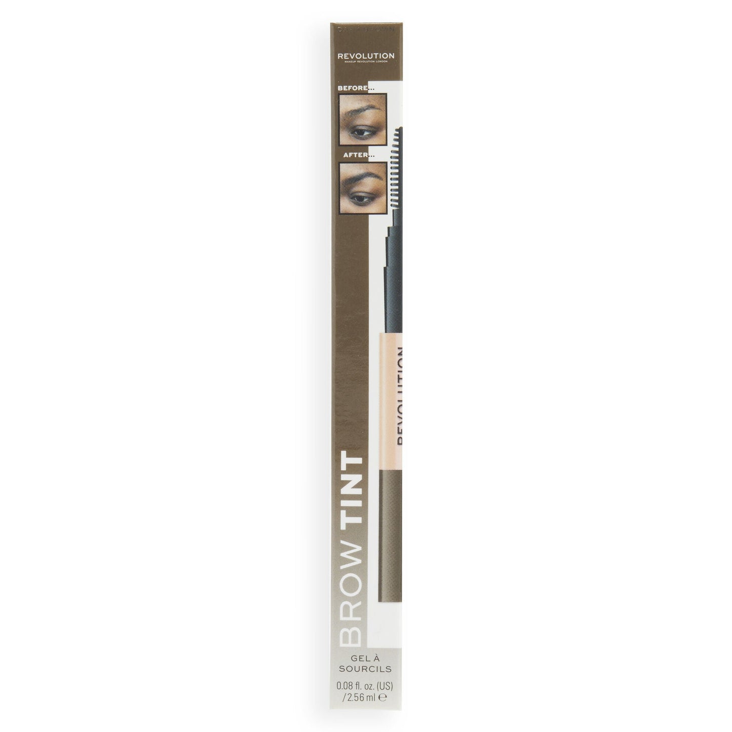 Makeup Revolution Colour Adapt Brow Tint Dark Brown 4pc Set + 1 Full Size Product Worth 25% Value Free