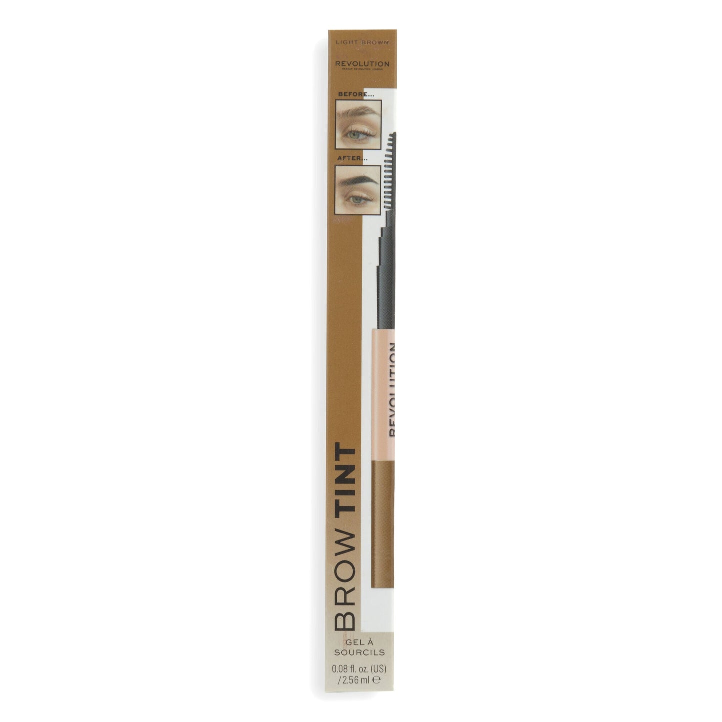 Makeup Revolution Colour Adapt Brow Tint Light Brown 4pc Set + 1 Full Size Product Worth 25% Value Free