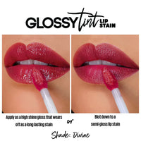 L.A.Girl Glossy Tint Lip Stain-Divine  4pc Set + 1 Full Size Product Worth 25% Value Free