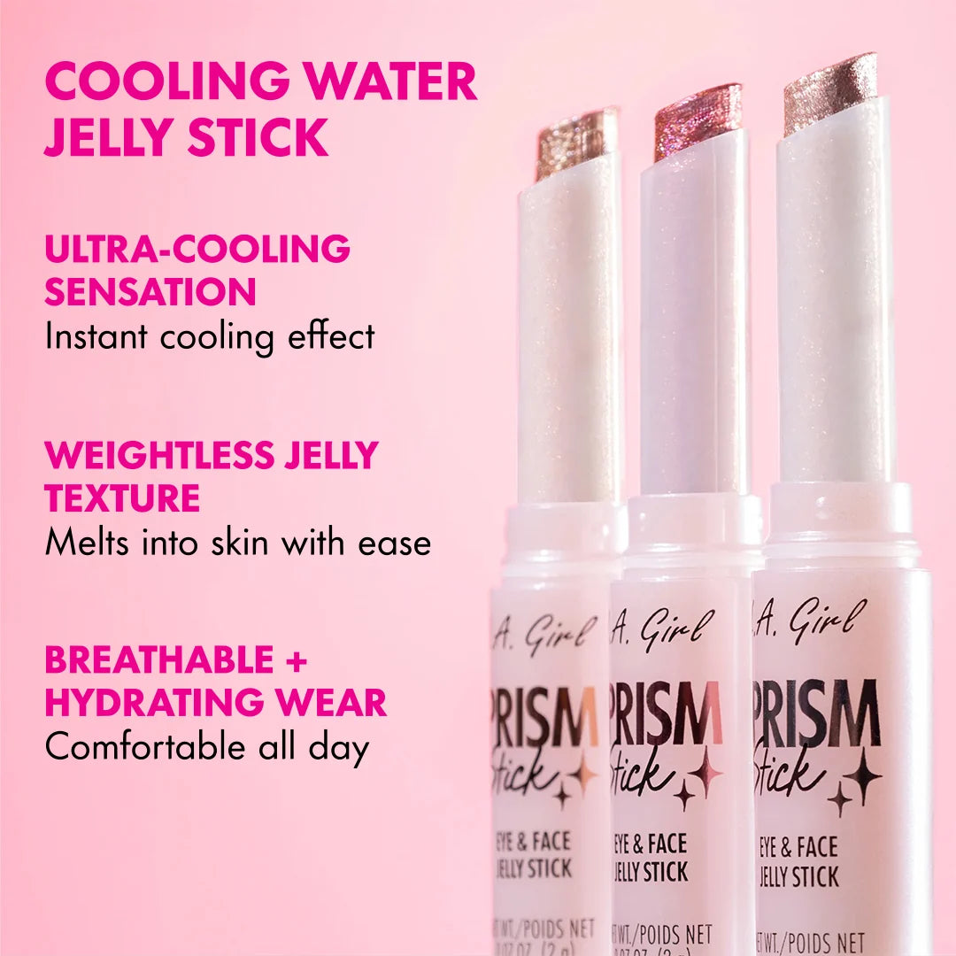 L.A. Girl Prism Jelly Stick- Holo Fantasy 4pc Set + 1 Full Size Product Worth 25% Value Free