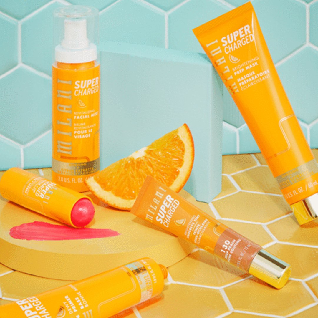 Milani Supercharged Dewy Primer  4pc Set + 1 Full Size Product Worth 25% Value Free