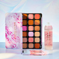 Makeup Revolution Crystal Aura Forever Flawless Shadow Palette Rose Quartz 4pc Set + 1 Full Size Product Worth 25% Value Free