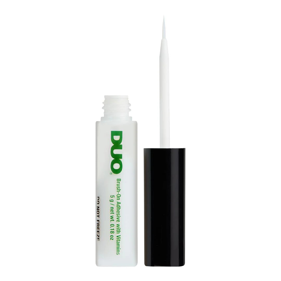 DUO Brush-On Striplash Adhesive, Clear 4pc Set + 1 Full Size Product Worth 25% Value Free