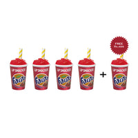 Lip Smacker Fanta Strawberry - Cup Lip Balm 4pc Set + 1 Full Size Product Worth 25% Value Free