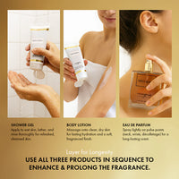 Insignia Miss Koko 3-Piece Gift Set – Eau De Parfum + Shower Gel + Body Lotion 100ml Each 4pc Set + 1 Full Size Product Worth 25% Value Free