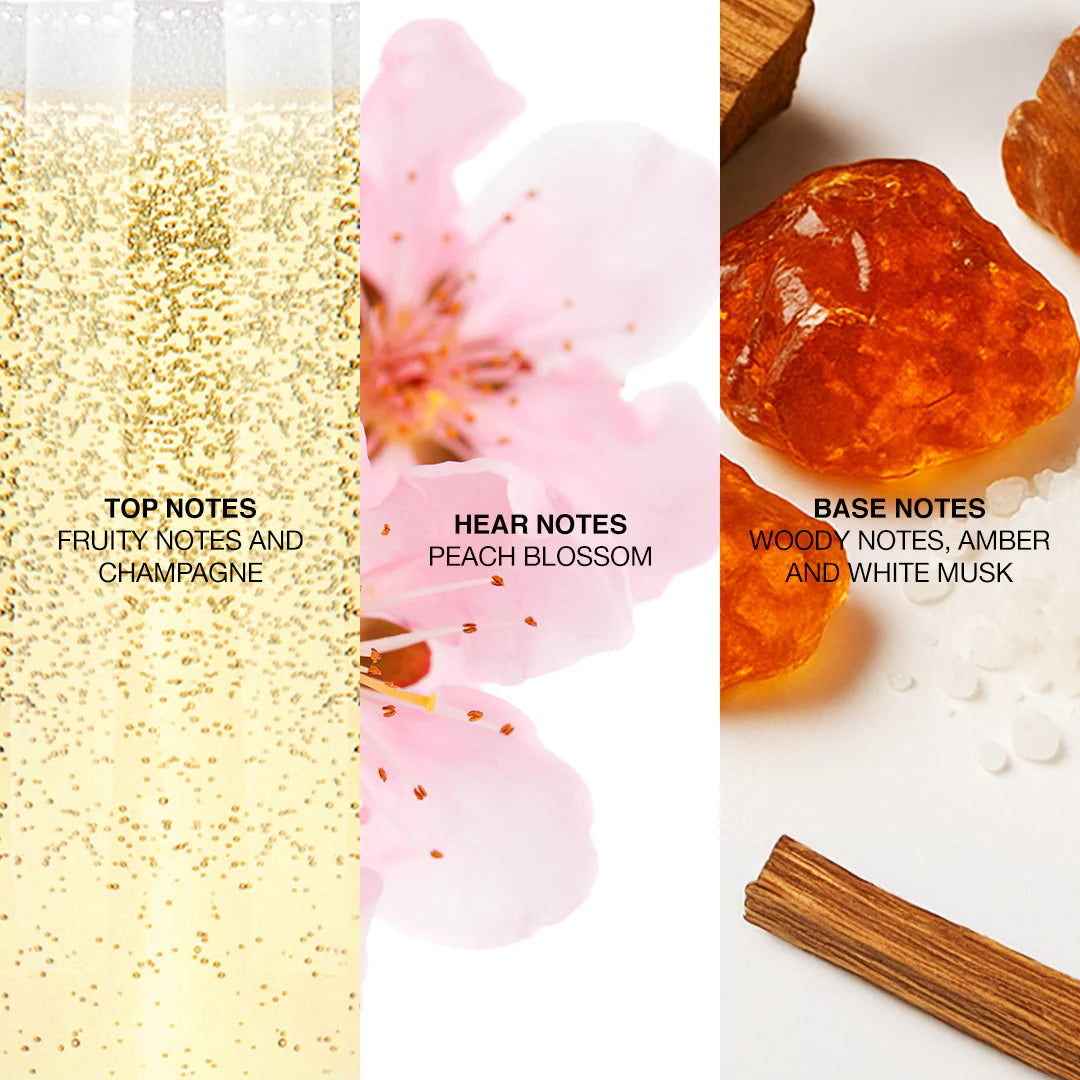 Giverny Rose Diamond 2 pcs Gift Set 100 ML Eau De Parfum, 100 ml Body Mist 4pc Set + 1 Full Size Product Worth 25% Value Free