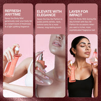 Giverny Rose Diamond 2 pcs Gift Set 100 ML Eau De Parfum, 100 ml Body Mist 4pc Set + 1 Full Size Product Worth 25% Value Free