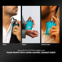 Insignia ALPHA MALE Pour Homme Eau De Toilette 100ml 4pc Set + 1 Full Size Product Worth 25% Value Free