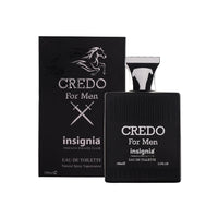 INSIGNIA CREDO Pour Homme Eau De Toilette 100ml 4pc Set + 1 Full Size Product Worth 25% Value Free