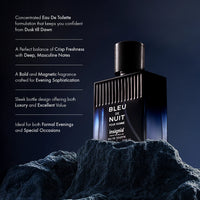 INSIGNIA BLEU DE NUIT Pour Homme Eau De Toilette 100ml 4pc Set + 1 Full Size Product Worth 25% Value Free