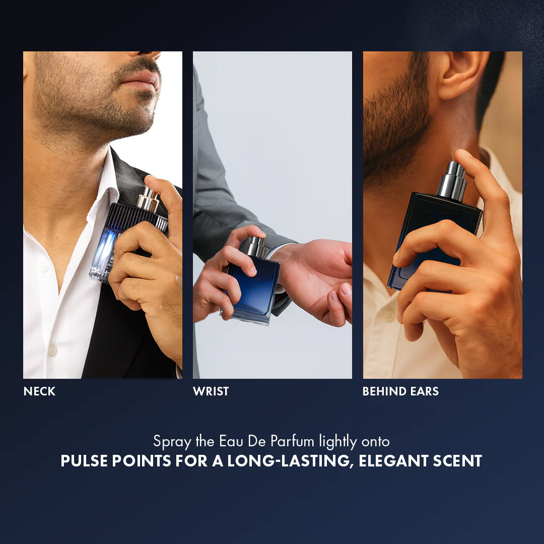 INSIGNIA BLEU DE NUIT Pour Homme Eau De Toilette 100ml 4pc Set + 1 Full Size Product Worth 25% Value Free