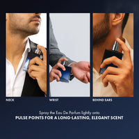 INSIGNIA BLEU DE NUIT Pour Homme Eau De Toilette 100ml 4pc Set + 1 Full Size Product Worth 25% Value Free