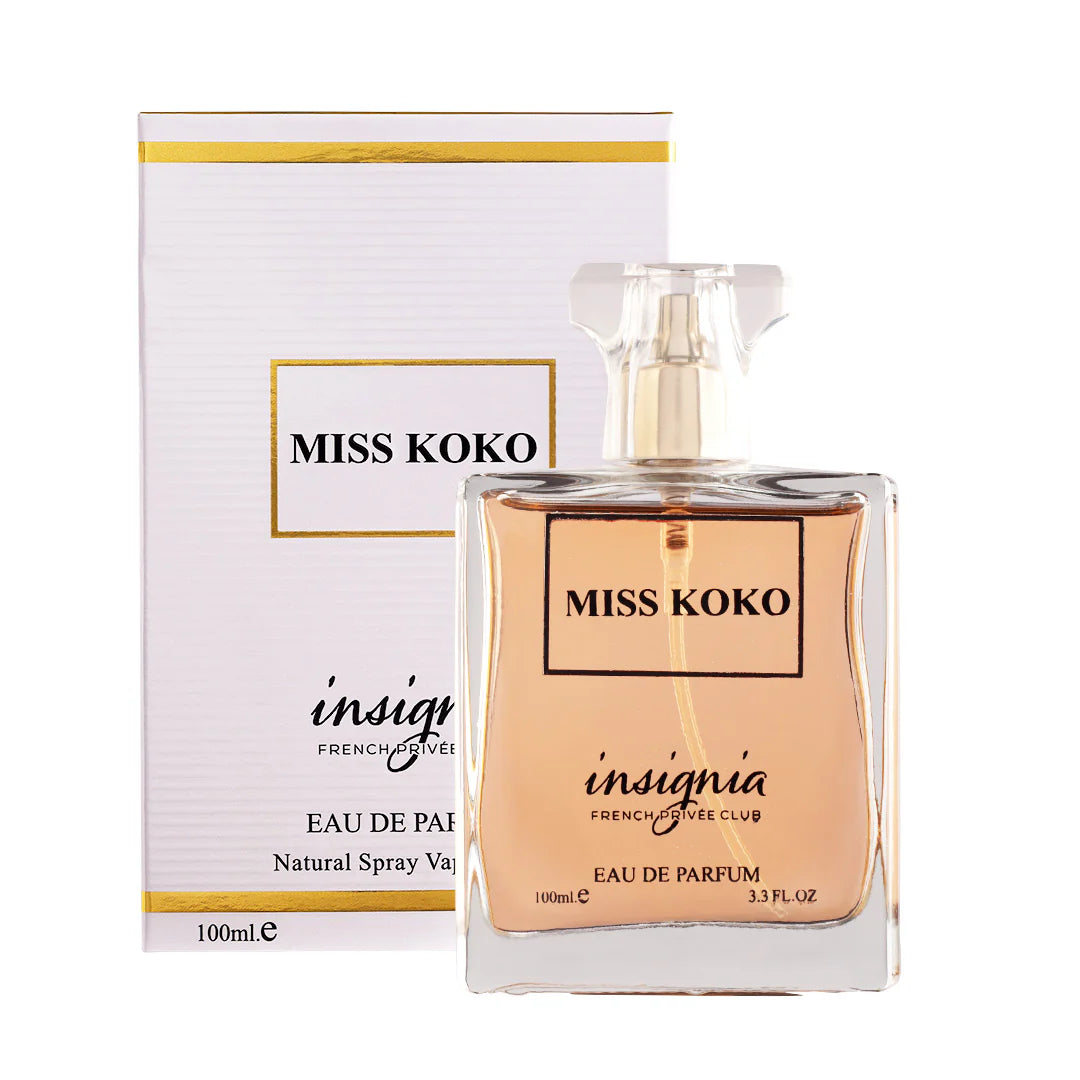 INSIGNIA MISS KOKO Ladies Eau De Parfum 100ml 4pc Set + 1 Full Size Product Worth 25% Value Free