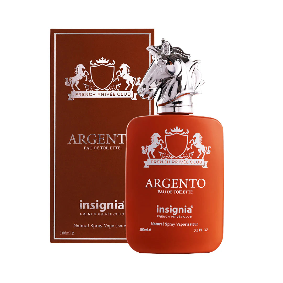 INSIGNIA ARGENTO Eau De Toilette 100ml 4pc Set + 1 Full Size Product Worth 25% Value Free