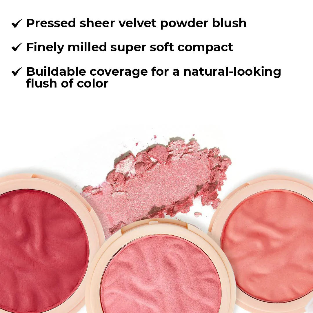 Makeup Revolution Reloaded Blusher Rhubarb Custard 4pc Set + 1 Full Size Product Worth 25% Value Free