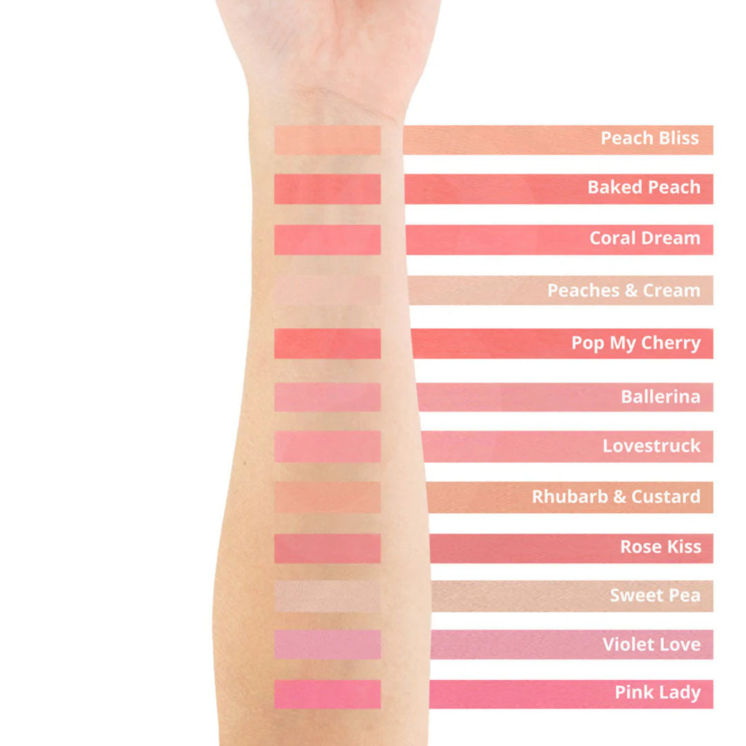 Makeup Revolution Reloaded Blusher Rhubarb Custard 4pc Set + 1 Full Size Product Worth 25% Value Free