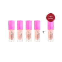 Makeup Revolution Glaze Lip Oil Glam Pink 4pc Set + 1 Full Size Product Worth 25% Value Free