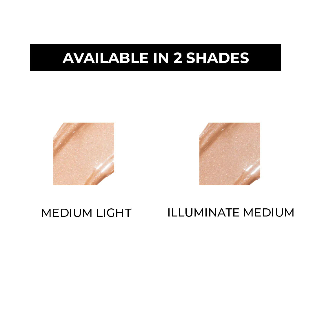 Makeup Revolution Bright Light Face Glow Lustre Medium Light 4pc Set + 1 Full Size Product Worth 25% Value Free