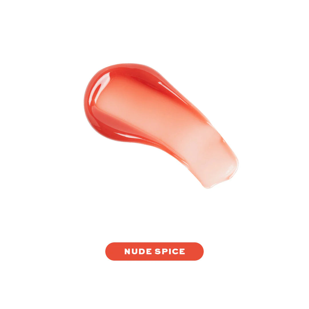 Revolution Juicy Peptide Lip Balm Nude Spice 4pc Set + 1 Full Size Product Worth 25% Value Free