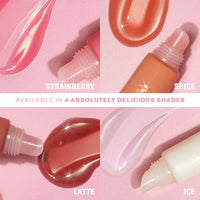 Revolution Juicy Peptide Lip Balm Nude Spice 4pc Set + 1 Full Size Product Worth 25% Value Free