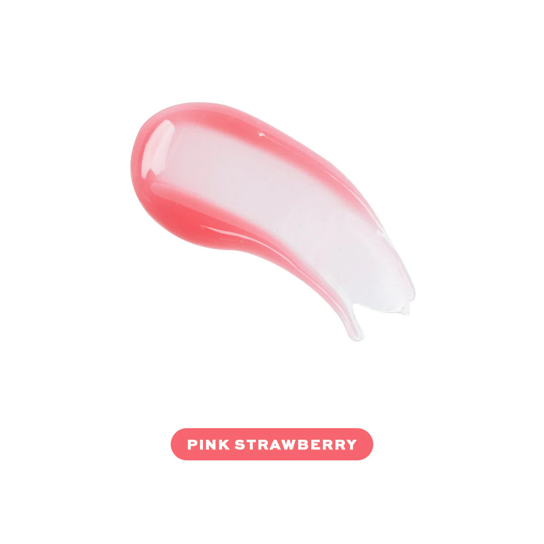 Revolution Juicy Peptide Lip Balm Pink Strawberry 4pc Set + 1 Full Size Product Worth 25% Value Free