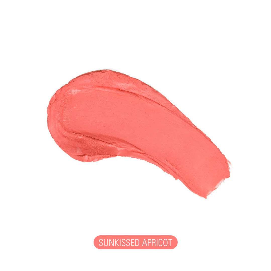 Makeup Revolution Skin Silk Marble Blush Stick Sunkissed Apricot 4pc Set + 1 Full Size Product Worth 25% Value Free