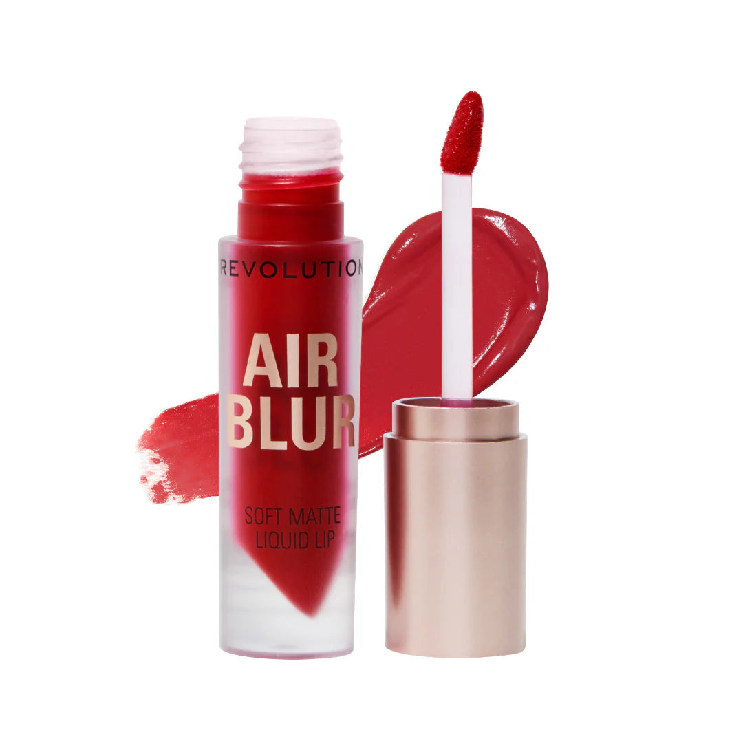 Makeup Revolution Air Blur Matte Liquid Lipstick Fiery 4pc Set + 1 Full Size Product Worth 25% Value Free