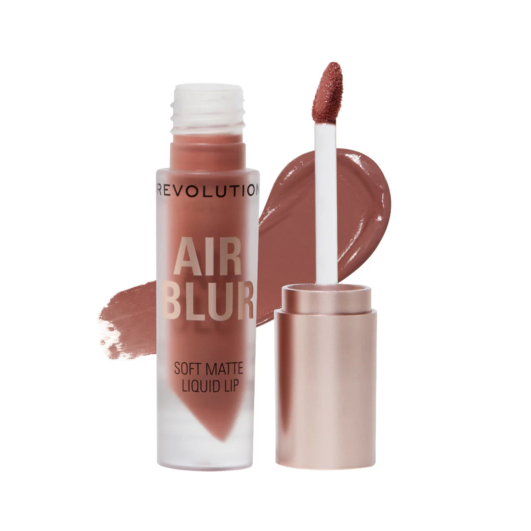 Makeup Revolution Air Blur Matte Liquid Lipstick Whisper 4pc Set + 1 Full Size Product Worth 25% Value Free