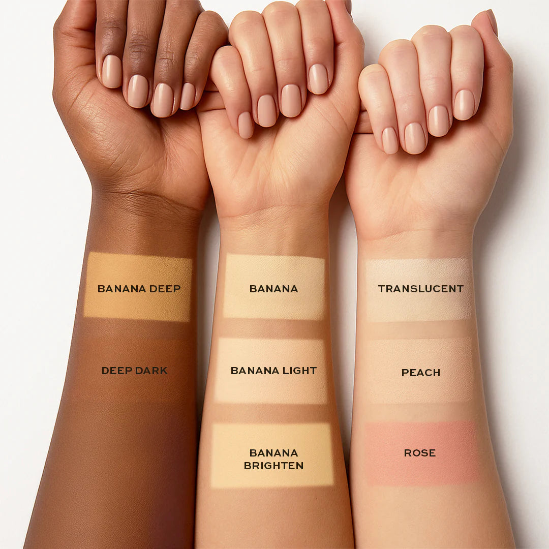 Revolution Loose Baking Powder Rose 4pc Set + 1 Full Size Product Worth 25% Value Free