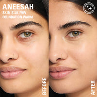 Makeup Revolution Skin Silk Serum Foundation F9 W 4pc Set + 1 Full Size Product Worth 25% Value Free