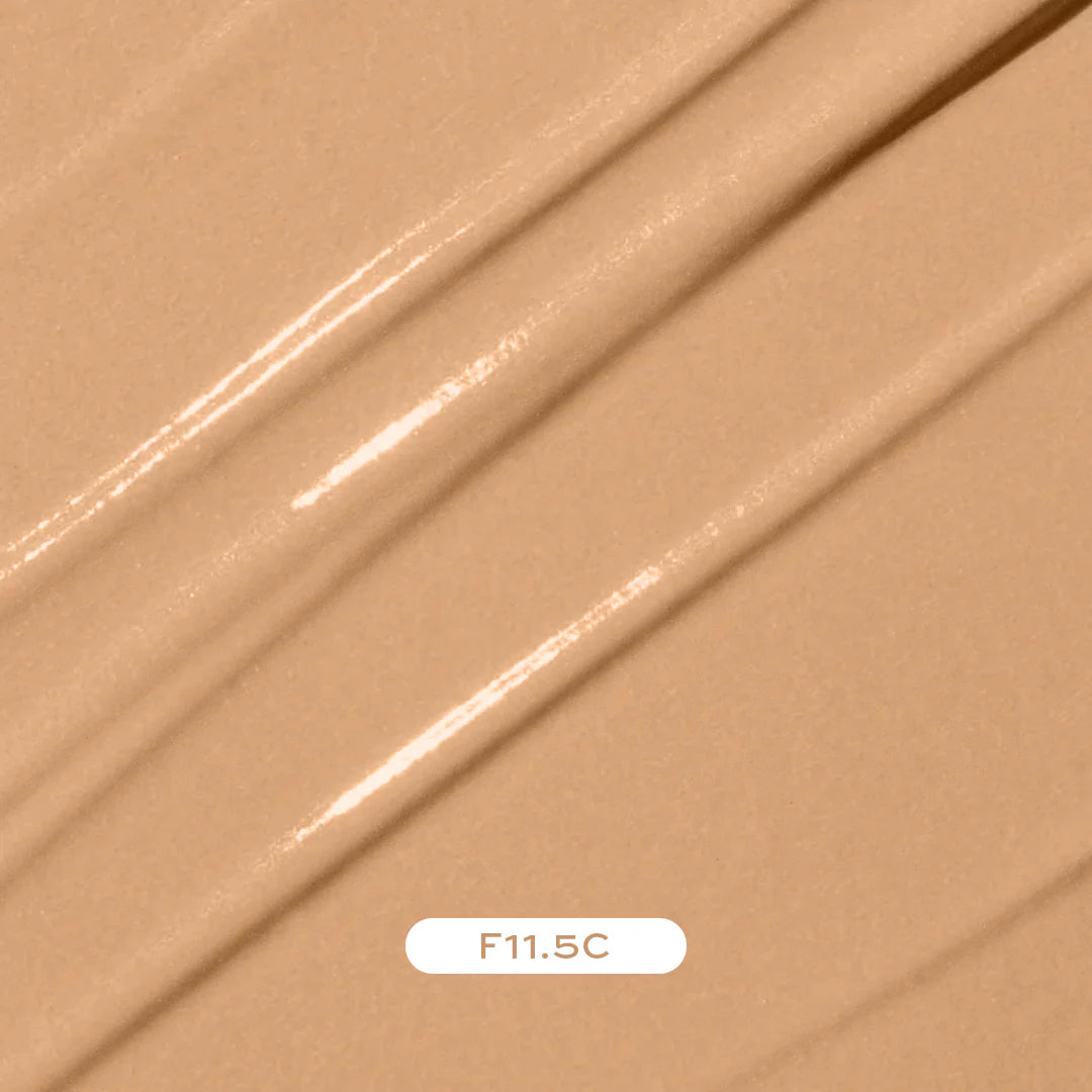 Makeup Revolution Skin Silk Serum Foundation F11.5 C 4pc Set + 1 Full Size Product Worth 25% Value Free