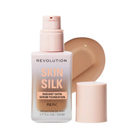 Makeup Revolution Skin Silk Serum Foundation F12.7NC 4pc Set + 1 Full Size Product Worth 25% Value Free