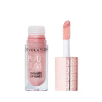 Makeup Revolution Pout Bomb Shimmer Gloss Shine Pink 4pc Set + 1 Full Size Product Worth 25% Value Free