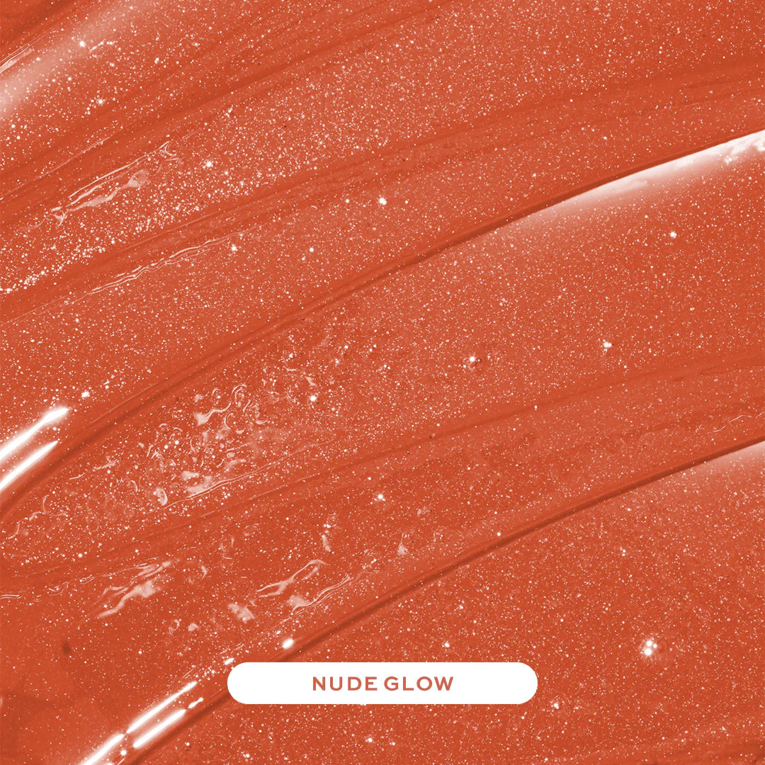 Makeup Revolution Pout Bomb Shimmer Gloss Nude Glow 4pc Set + 1 Full Size Product Worth 25% Value Free