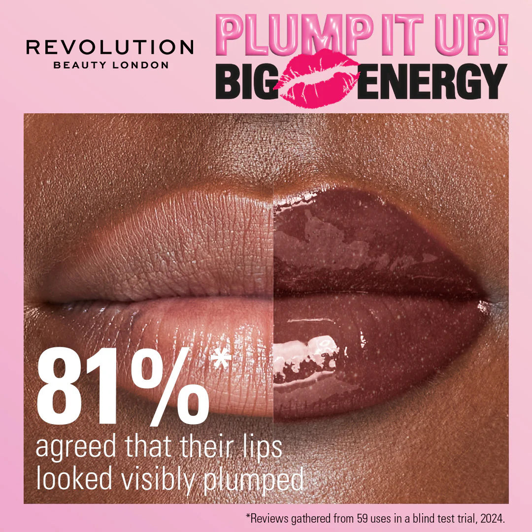 Makeup Revolution Pout Bomb Shimmer Gloss Chocolate Sparkle 4pc Set + 1 Full Size Product Worth 25% Value Free