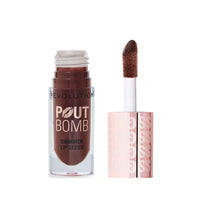 Makeup Revolution Pout Bomb Shimmer Gloss Chocolate Sparkle 4pc Set + 1 Full Size Product Worth 25% Value Free