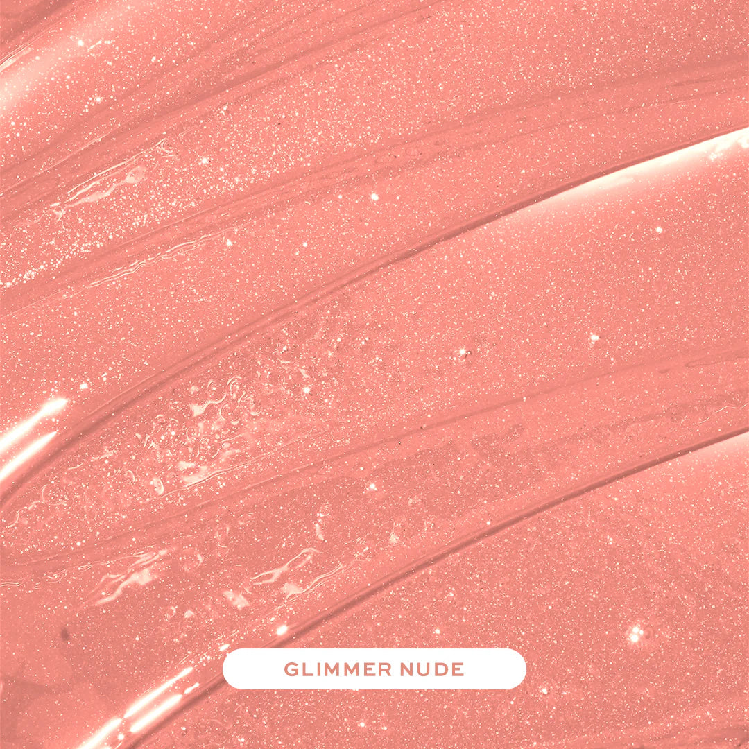 Makeup Revolution Pout Bomb Shimmer Gloss Glimmer Nude 4pc Set + 1 Full Size Product Worth 25% Value Free