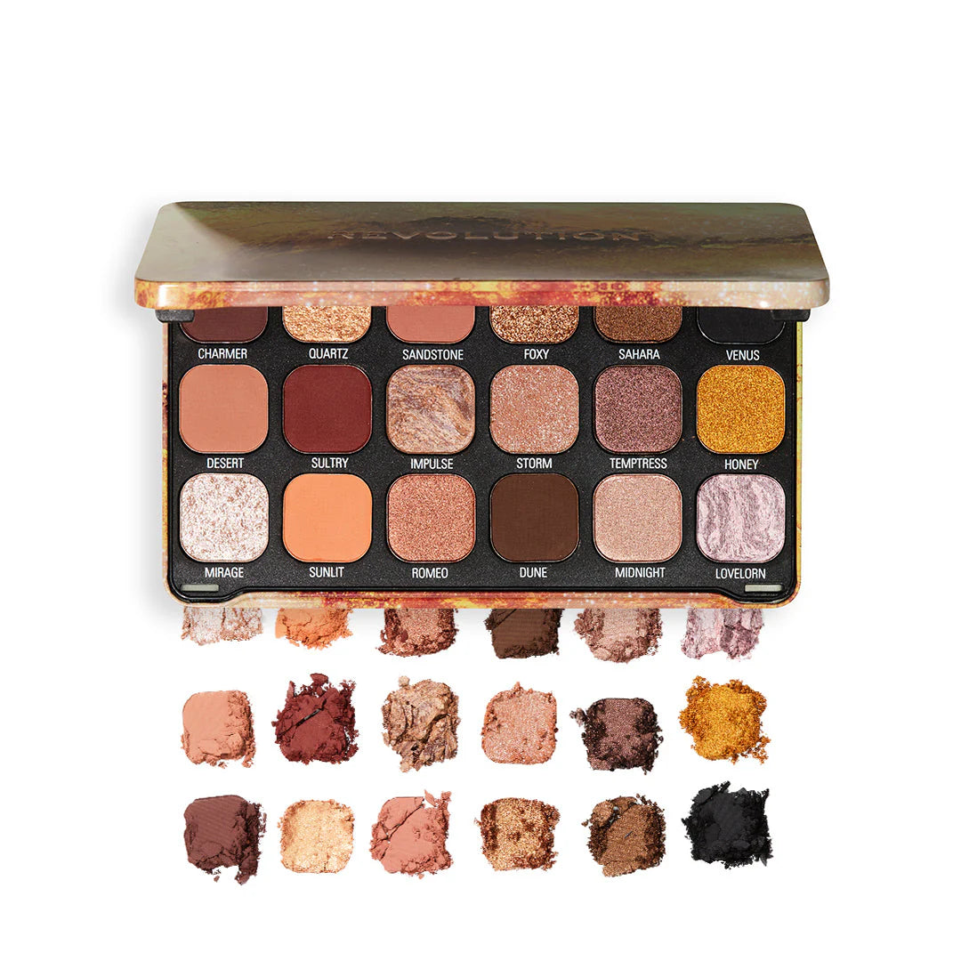 Makeup Revolution Forever Flawless Palette Bronze Temptation 4pc Set + 1 Full Size Product Worth 25% Value Free