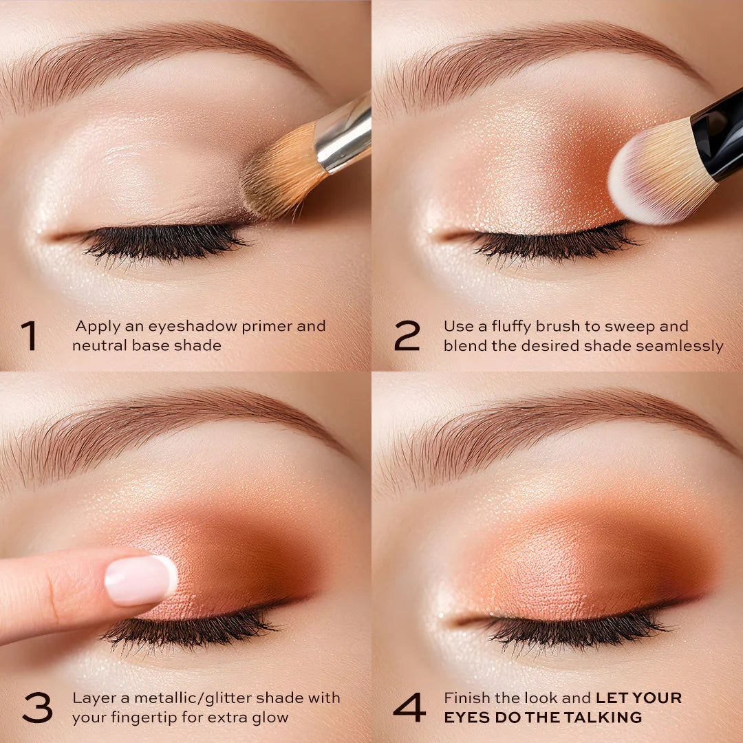 Makeup Revolution Forever Flawless Palette Bronze Temptation 4pc Set + 1 Full Size Product Worth 25% Value Free