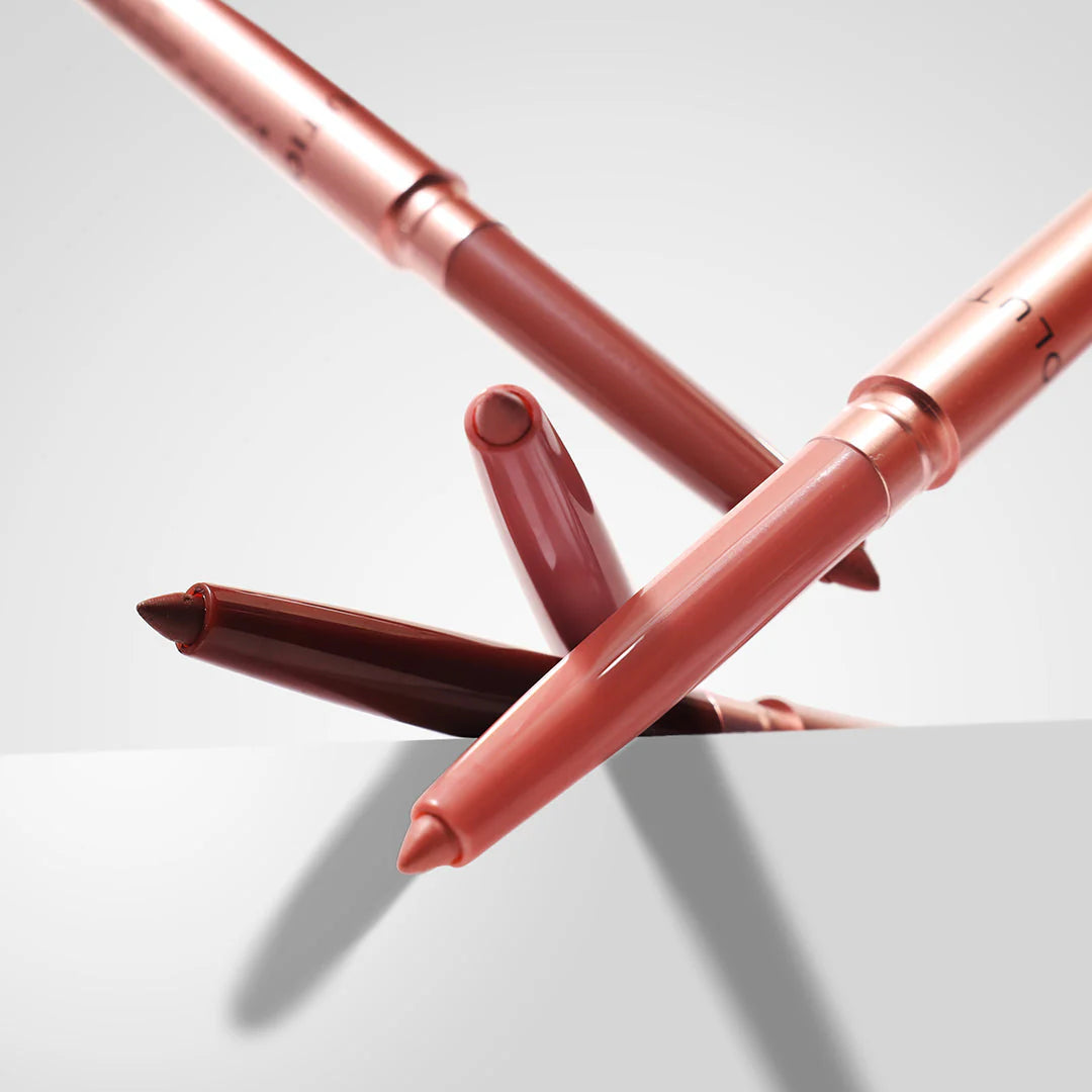 Makeup Revolution Pout Bomb Plumping Lip Liner Melba Warm Peach 4pc Set + 1 Full Size Product Worth 25% Value Free