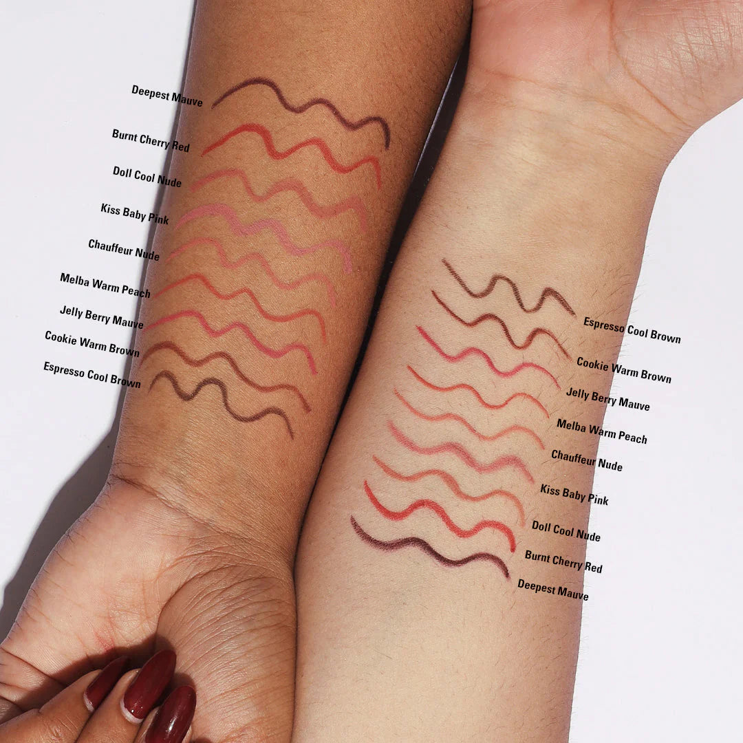 Makeup Revolution Pout Bomb Plumping Lip Liner Melba Warm Peach 4pc Set + 1 Full Size Product Worth 25% Value Free